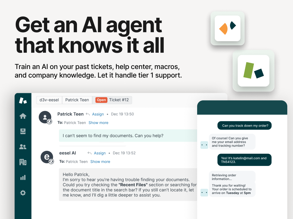 AI ChatGPT Agents by eesel screenshot 1